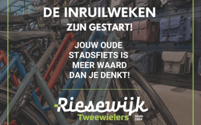 De inruilweken zijn gestart!