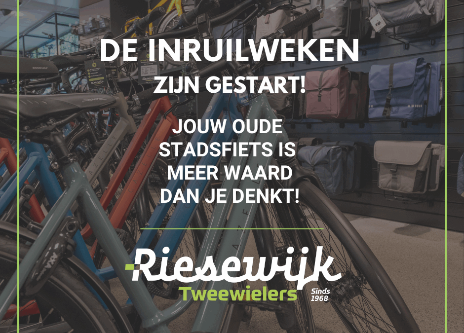 De inruilweken zijn gestart!