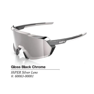 100% Korbin - Gloss Black Chrome - HiPER Silver Mirror