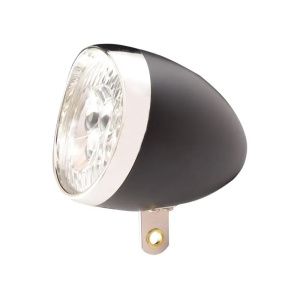 Ikzi koplamp 3 led koplamp retro zwart