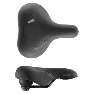 Selle Royal zadel Aurorae uni zwart Relaxed